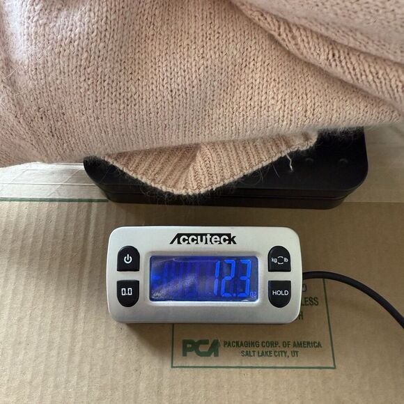 Andrea Gayle Vintage Sm Silk Wool Blend Pink Coquette Pearl Button Up Cardigan - Picture 16 of 16